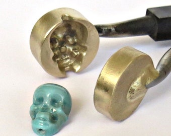 3D Skull Lampwork Mashers - Lampwork Tool