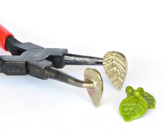 Brass Mashers for Leaf Beads and Pendants Making - Lampwork Tool