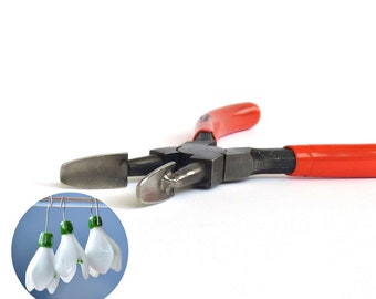 Delicate Curved Lampwork Masher Pliers - Lampwork Tool