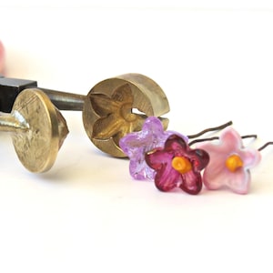 Star Flower Lampwork Mashers - Lampwork Tool