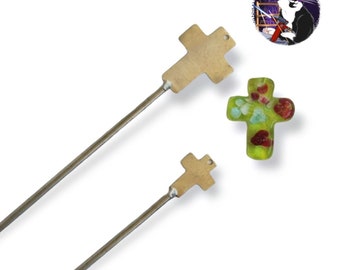 Cross cabochon mandrel - Lampwork Tool