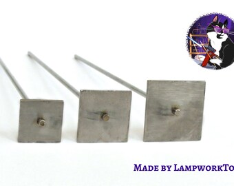 Square cabochon mandrel - Lampwork Tool