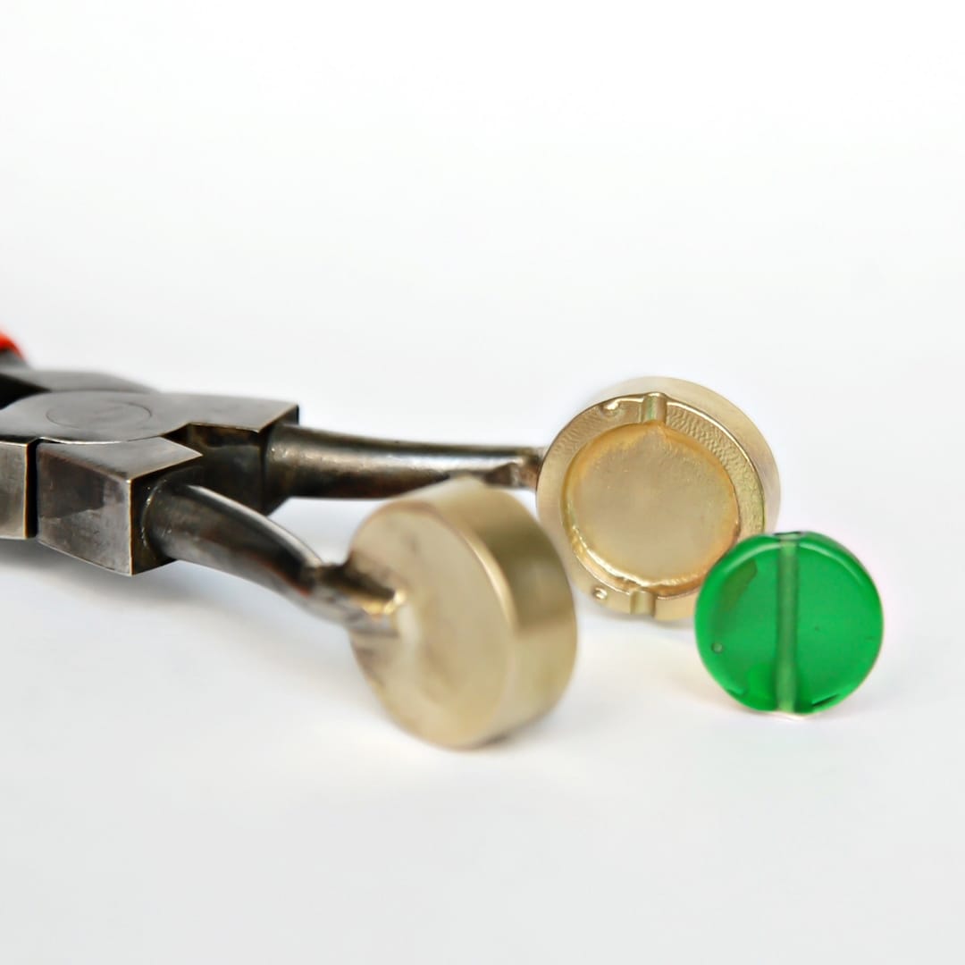 Coin Lampwork Beads Mashers Brass Lampwork Tool - Main Image