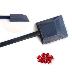 Paleta de grafito con diferentes lados - Herramienta para trabajo con lámpara