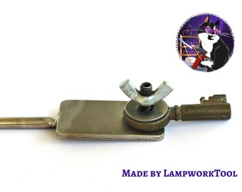 Skeleton key holder mandrel - Lampwork Tool