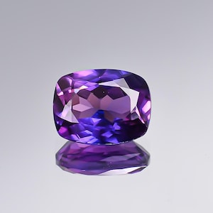 Radiant Cut Purple Pink Sapphire Gemstone 6.5 Ct (12X10X6 mm