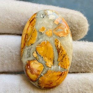 Maligano Jasper Gemstone, 100% Natural Malingona Jasper Cabochon Oval Shape Loose Gemstone For Making Jewelry 60 Ct. 40x26x6 mm L-125