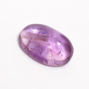 Amethyst Gemstone, A One Quality 100% Natural Amethyst Cabochon, Oval Shape Cabochon Loose Gemstone Making Jewelry 40 Ct. 28X19X10 mm S-1597