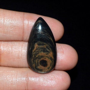 Rainbow Obsidian Cabochon, 100% Natural Rainbow Eye Obsidian Gemstone, Pear Shape Loose Rainbow Obsidian Gemstone, Loose Gemstone, 33x18 mm