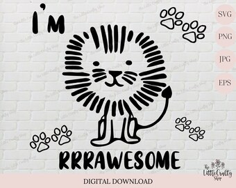 Download Baby Lion Svg Etsy