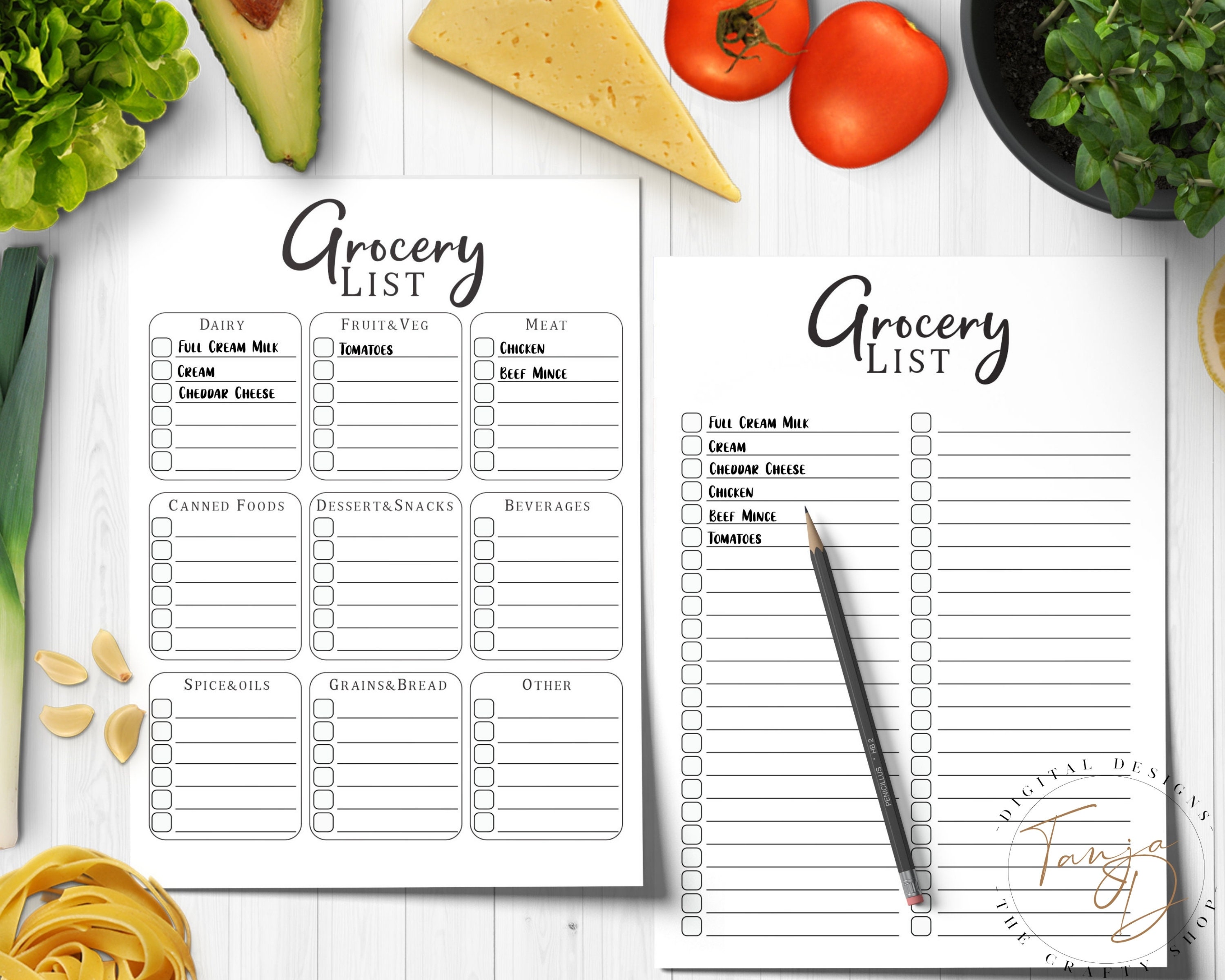 Food Inventory Bundle, Kitchen Inventory Bundle, Pantry Inventory ...