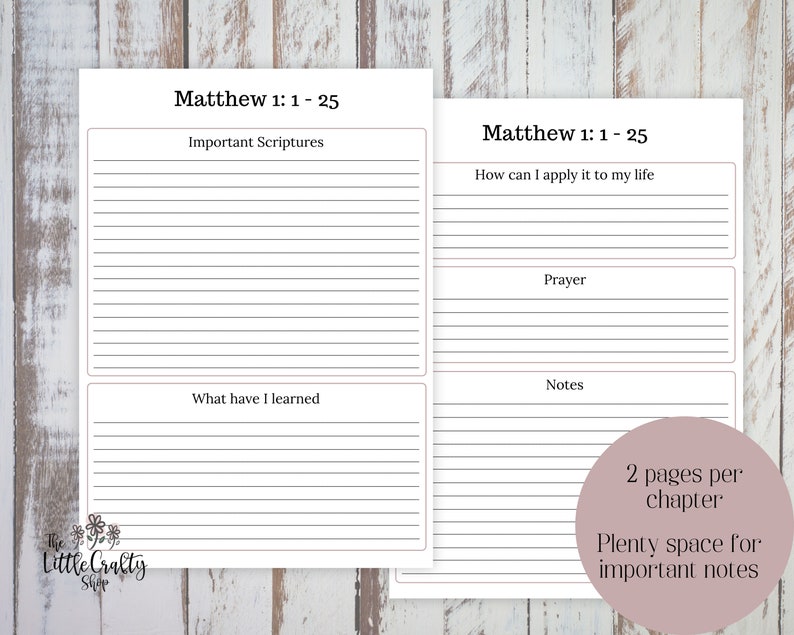 Matthew Bible Study Study Companion Bible Study Printable | Etsy