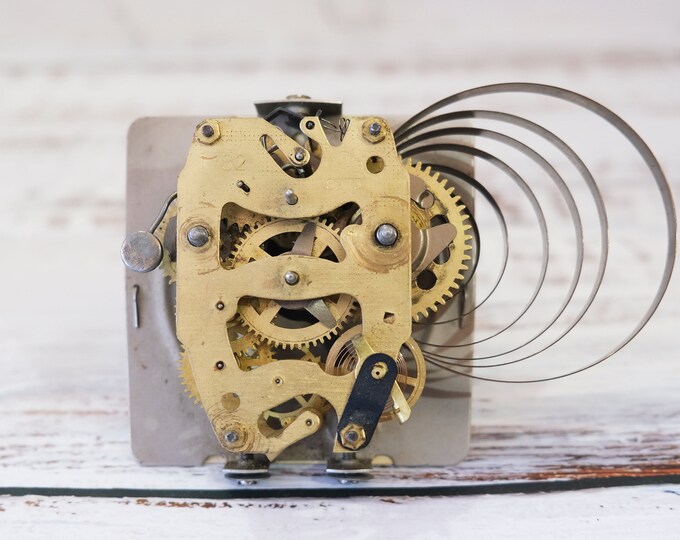 Mechanism Clock Repair Alarm Clock Clock Gears Brass Balance Watch