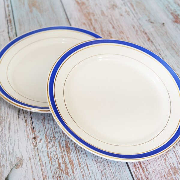 Gold Edge Plate Etsy