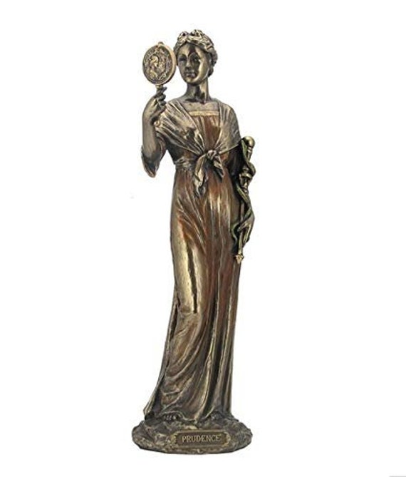 10.75 Cardinal Virtues Prudence Statue Sculpture Greek Etsy