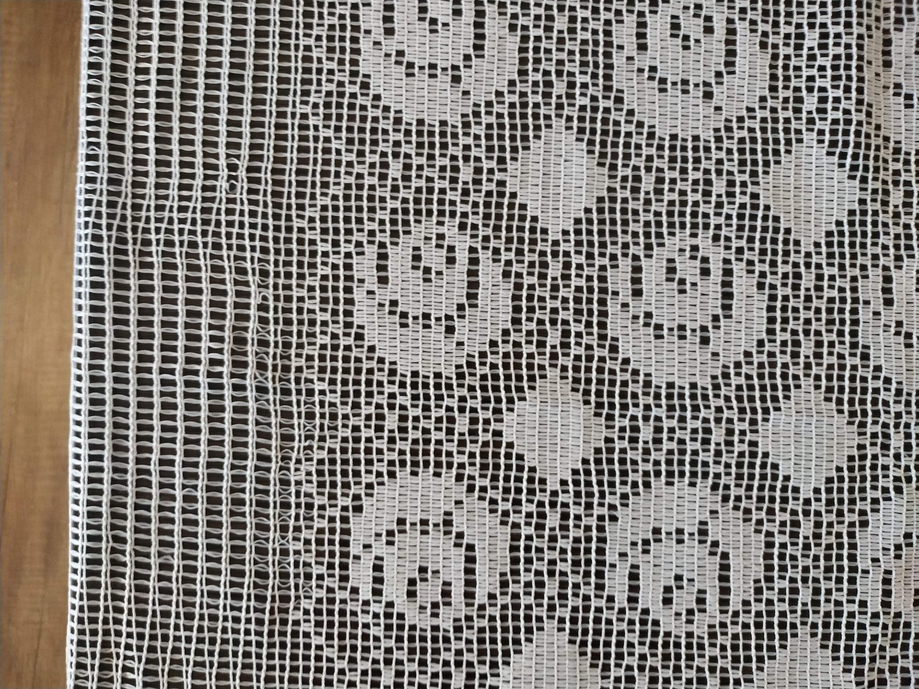 Vintage weißes handgehäkeltes Tischtuch. Florales Muster | Etsy