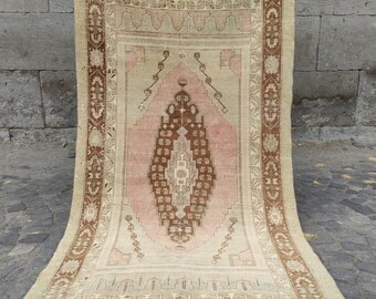 Taspinar Unique Karyola Rug , Vintage Rug, 4.53 X 8.43 , Handmade