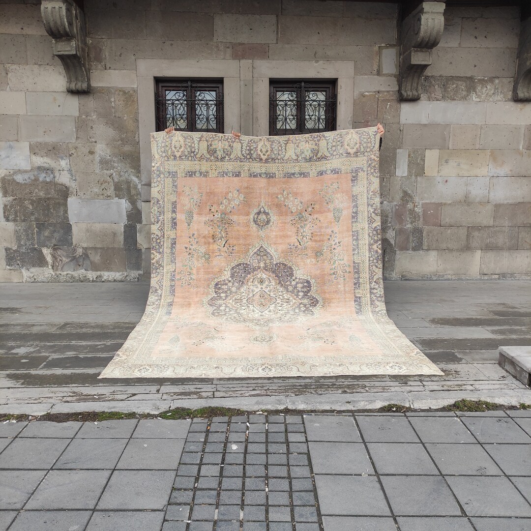 Ntu Rug Oversized 8x12 Pastel Rug: Emerald , Jade Green Oriental Area Rug (7.97 ...