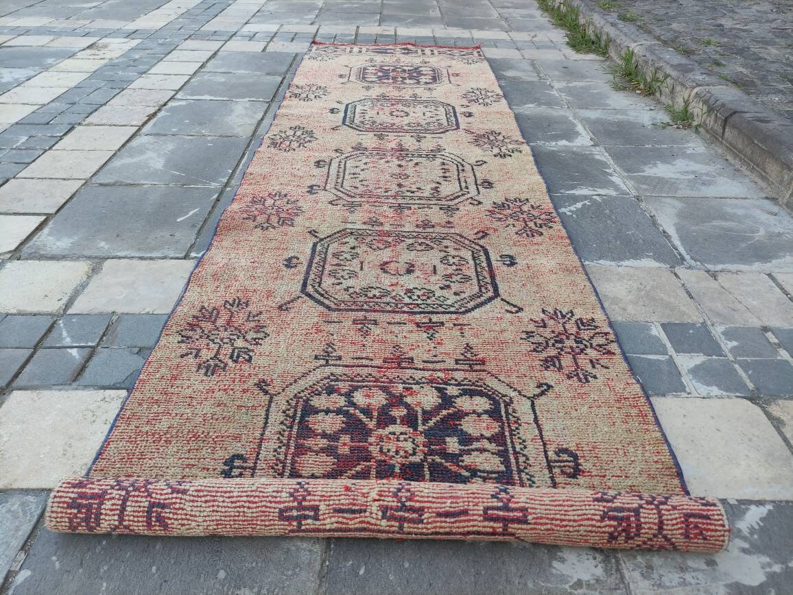 Gedeckter Roségold Marineblau Küchenteppich Türkischer | Etsy