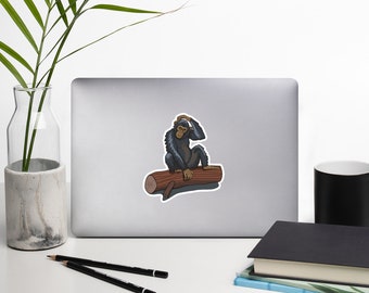 Pegatina de chimpancé