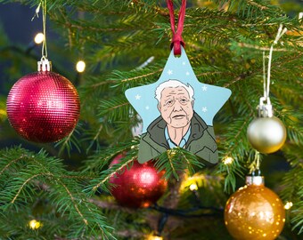 Attenborough Magnetic Christmas Ornament