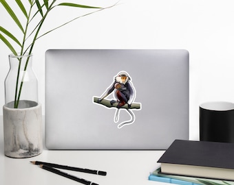Red-shanked douc Sticker