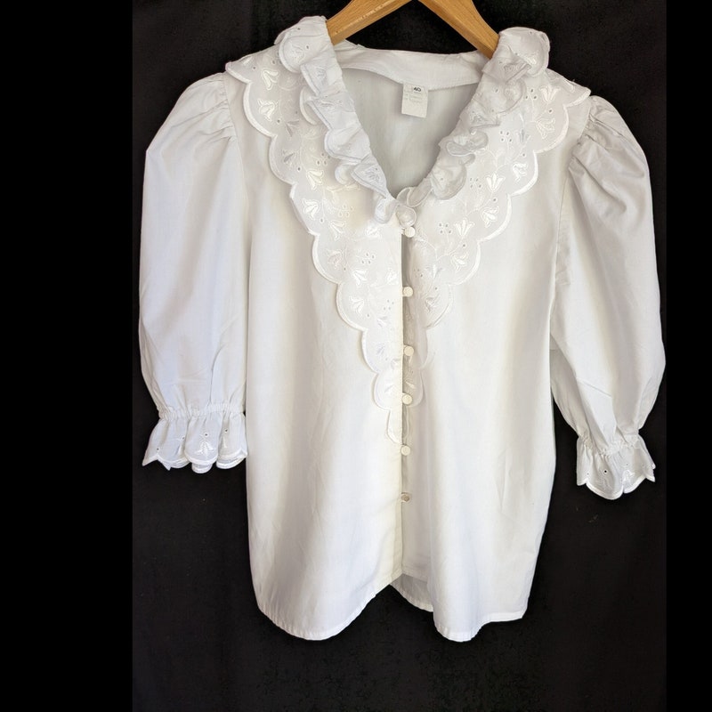 Folk Art Embroidered Blouse
