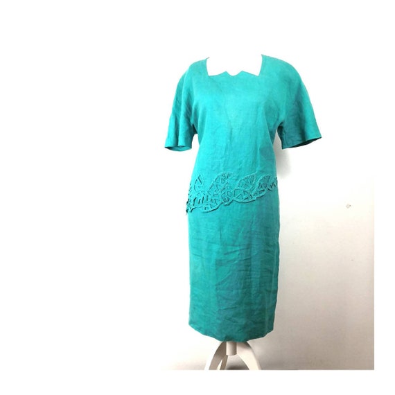Linen dress, size XL