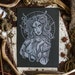 MEDUSA A4 Art Print | Greek Mythology | Pagan Art | Magick Decor | Gorgon | Spiritual | Witchy | Grimoire | Book of Shadows | Witchcraft