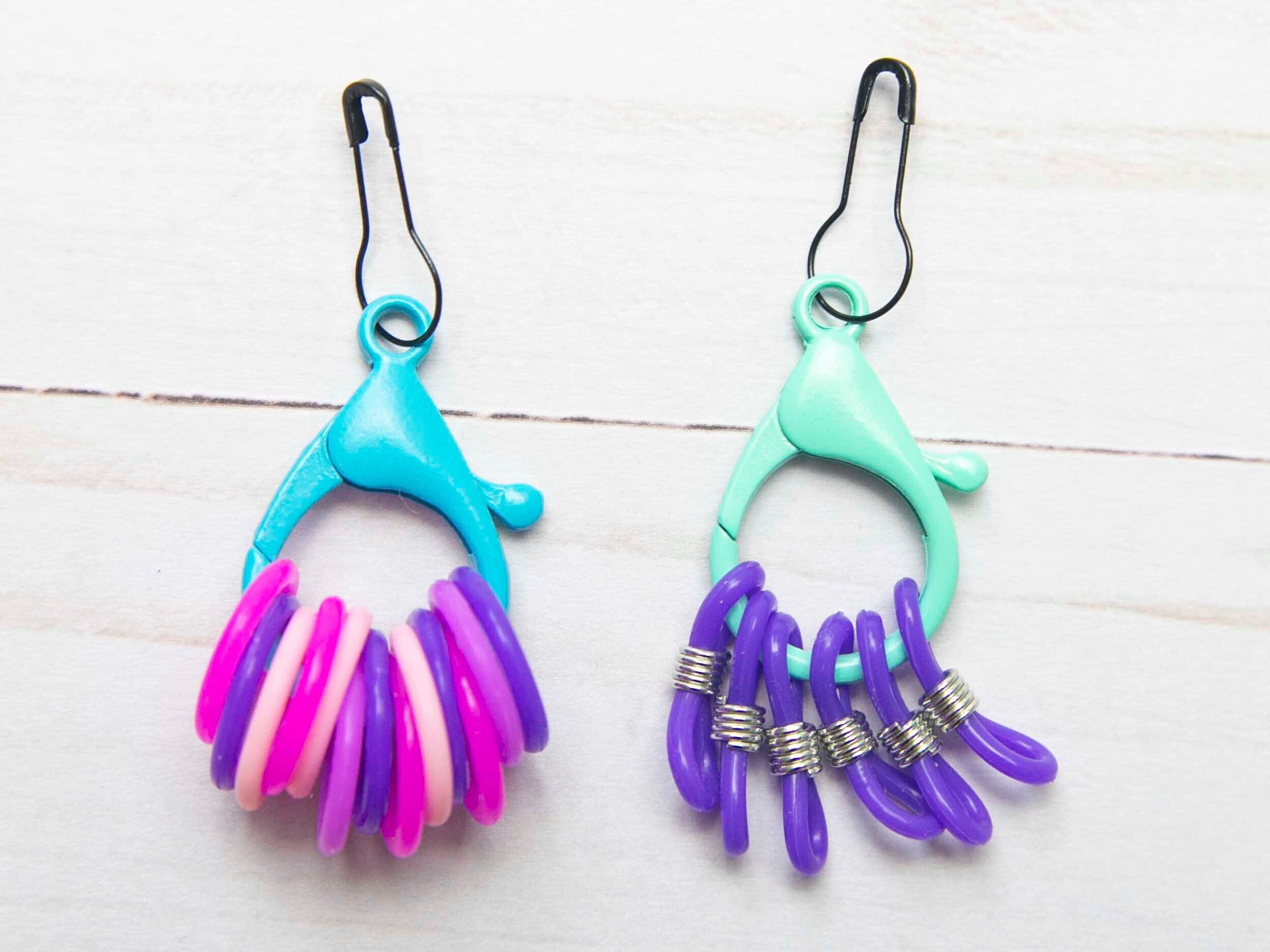 Lobster Claw Notions Holder Stitch Markers Huggers Storage Etsy