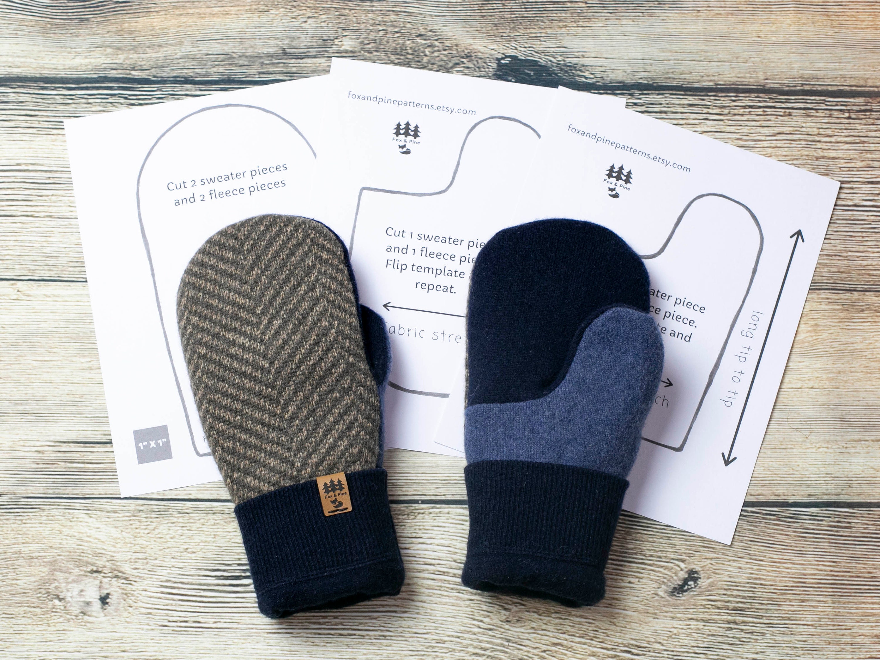 Men Sweater Mittens Sewing Pattern Upcycled Wool Bernie Sanders Mens ...