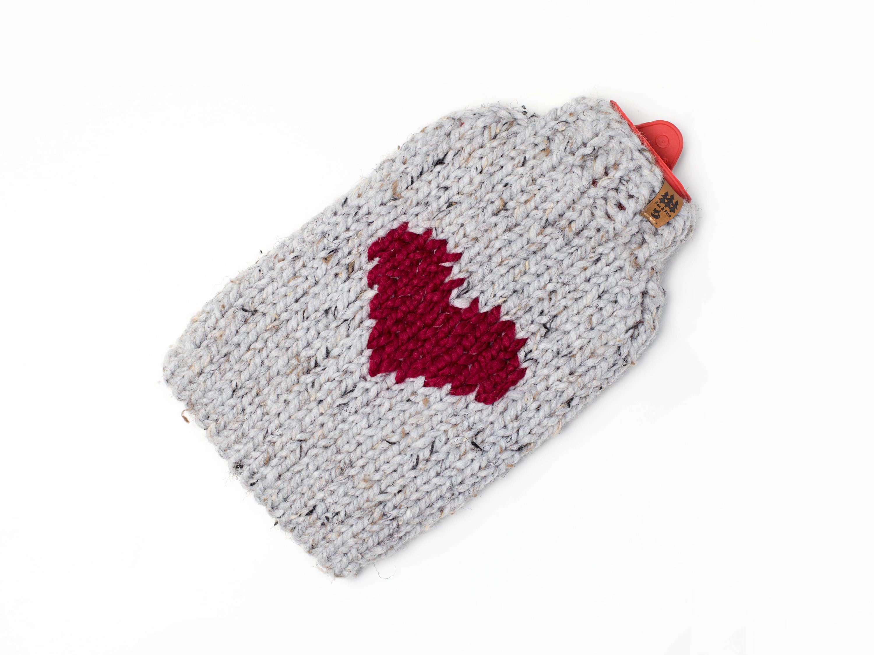 Warm At Heart Knitted Sequin Hot Water Bottle