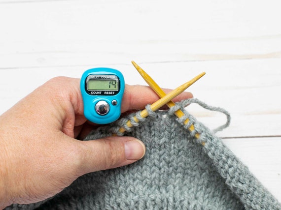 Digital Row Counter Ring Knitting Crochet Tracker Finger Thumb Project Knit Notions Accessories Tools Stitch Markers Stoppers Pattern Etsy UK