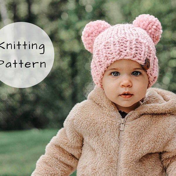 Newborn Pom Pom Hat Etsy