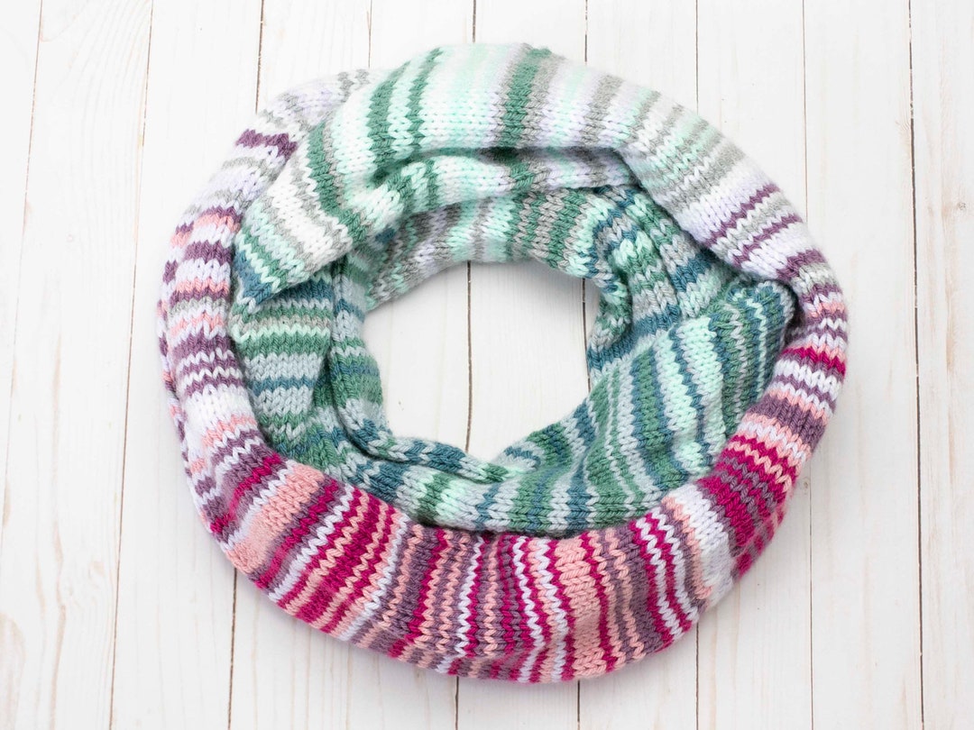 TEMPERATURE SCARF Knitting Pattern Color Chart Historical Tutorial