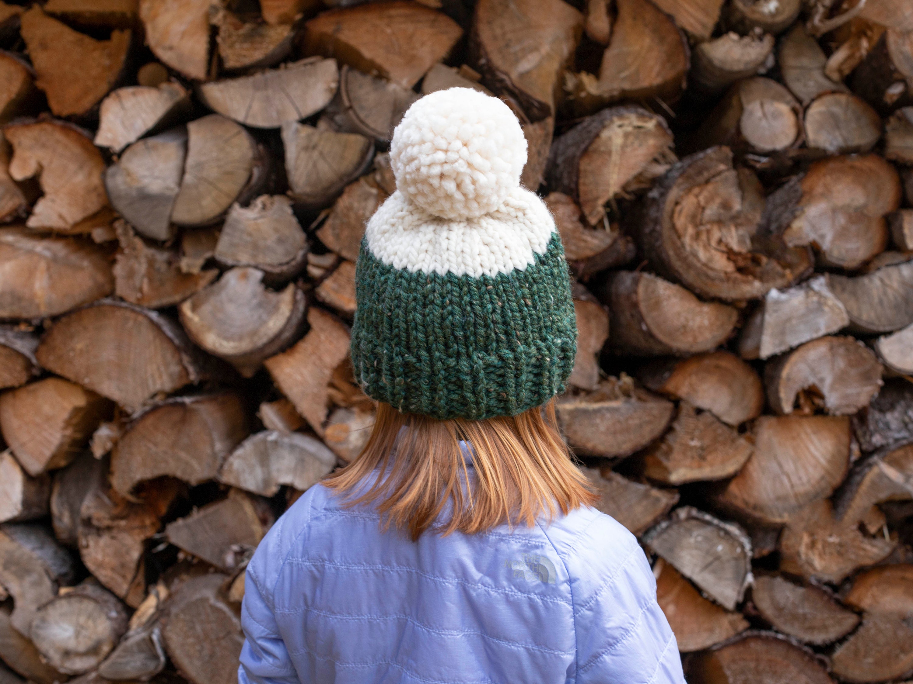 Wool Color-block  Hat Alpaca Merino Wool Color Block Ribbed Beanies alpaca merino wool main image 2
