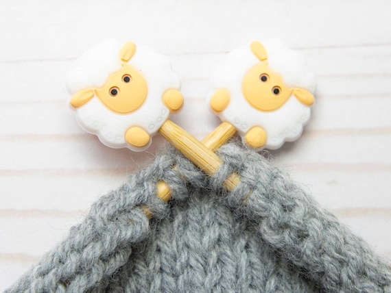 Knitting Needle holders | Sheep Stitch Stoppers