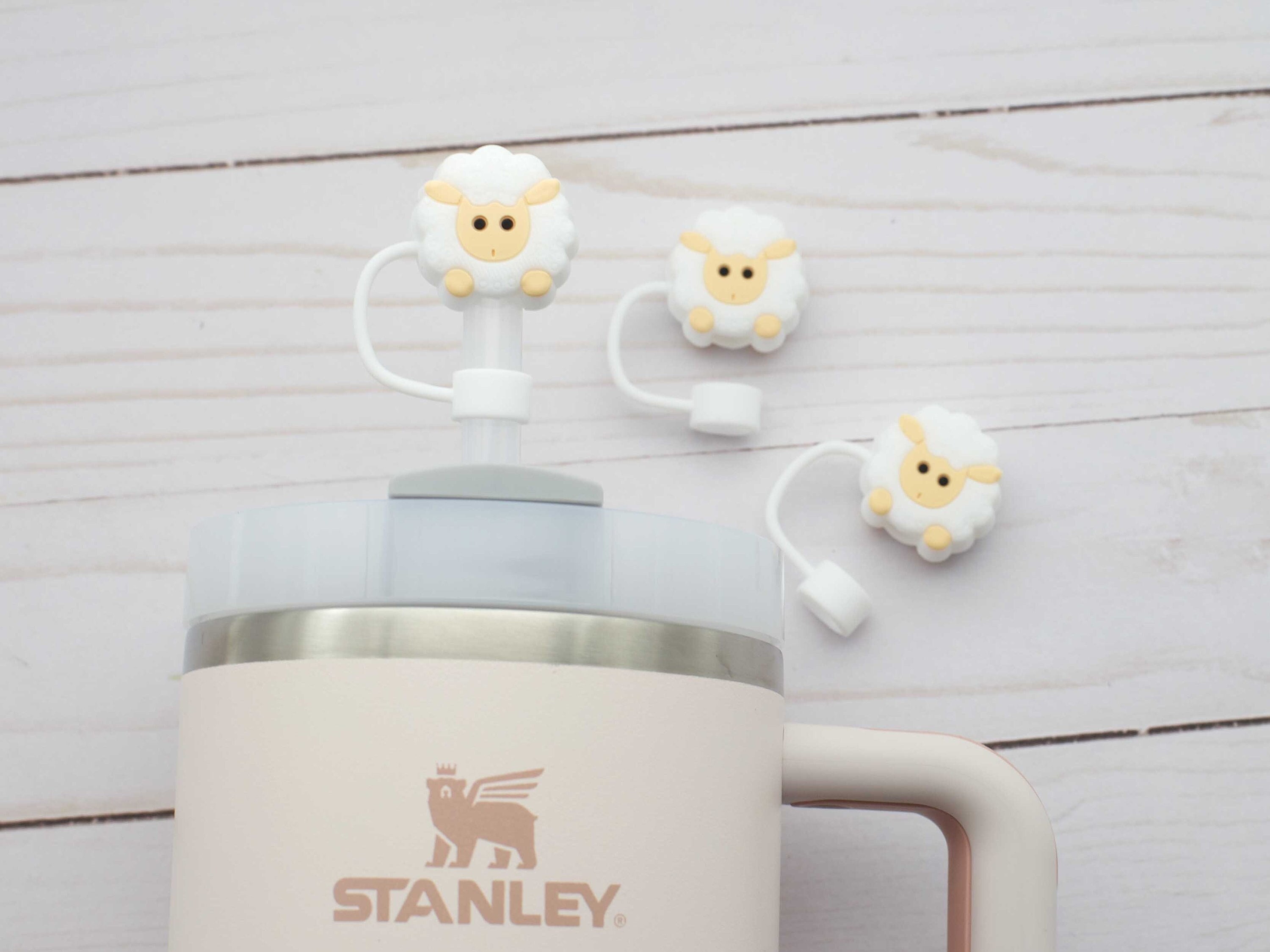 8 Coperture Per Cannuccia In Silicone, Per Bicchieri Stanley Da 30 E