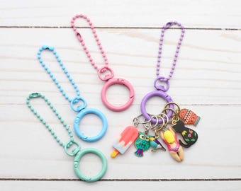 Notion Ring Holder Stitch Markers Huggers Storage Knitting Accessories Keeper Supplies Needles Storage Lobster Claw round Loop Yarn Crochet