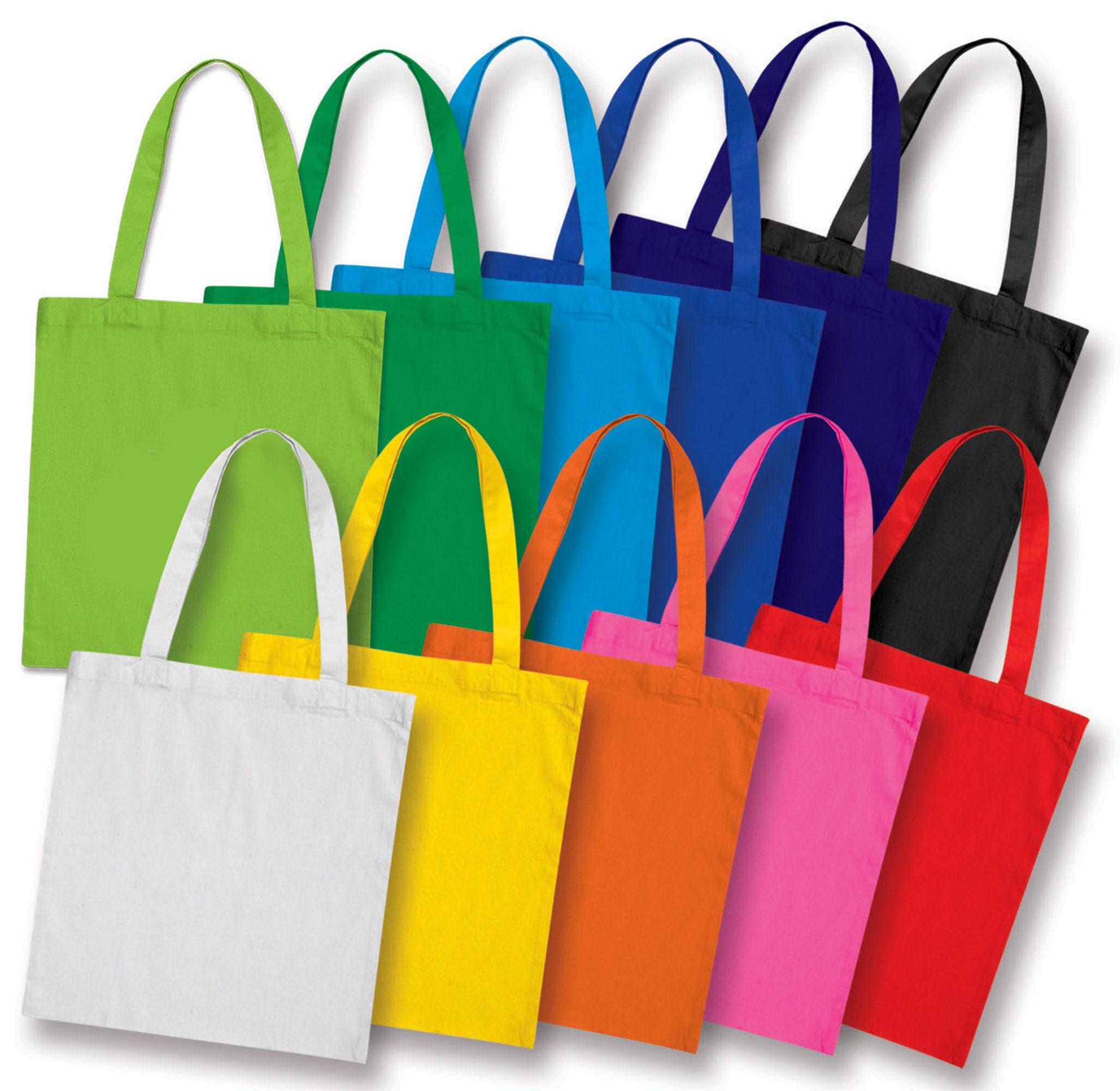 21 Different Colors SOFT COLOUR Plain Tote Bag Shoulder Long | Etsy