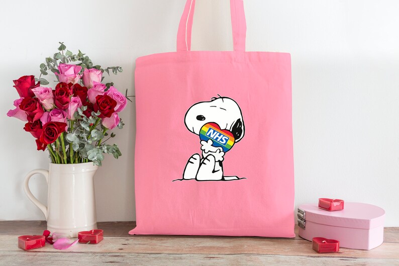 cotton on snoopy tote bag
