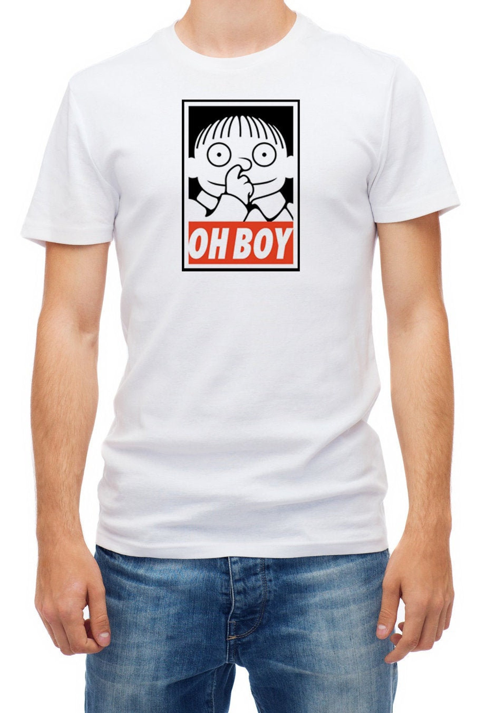 OH BOY funny party T Shirt Short sleeve Men T Shirt K347 Etsy