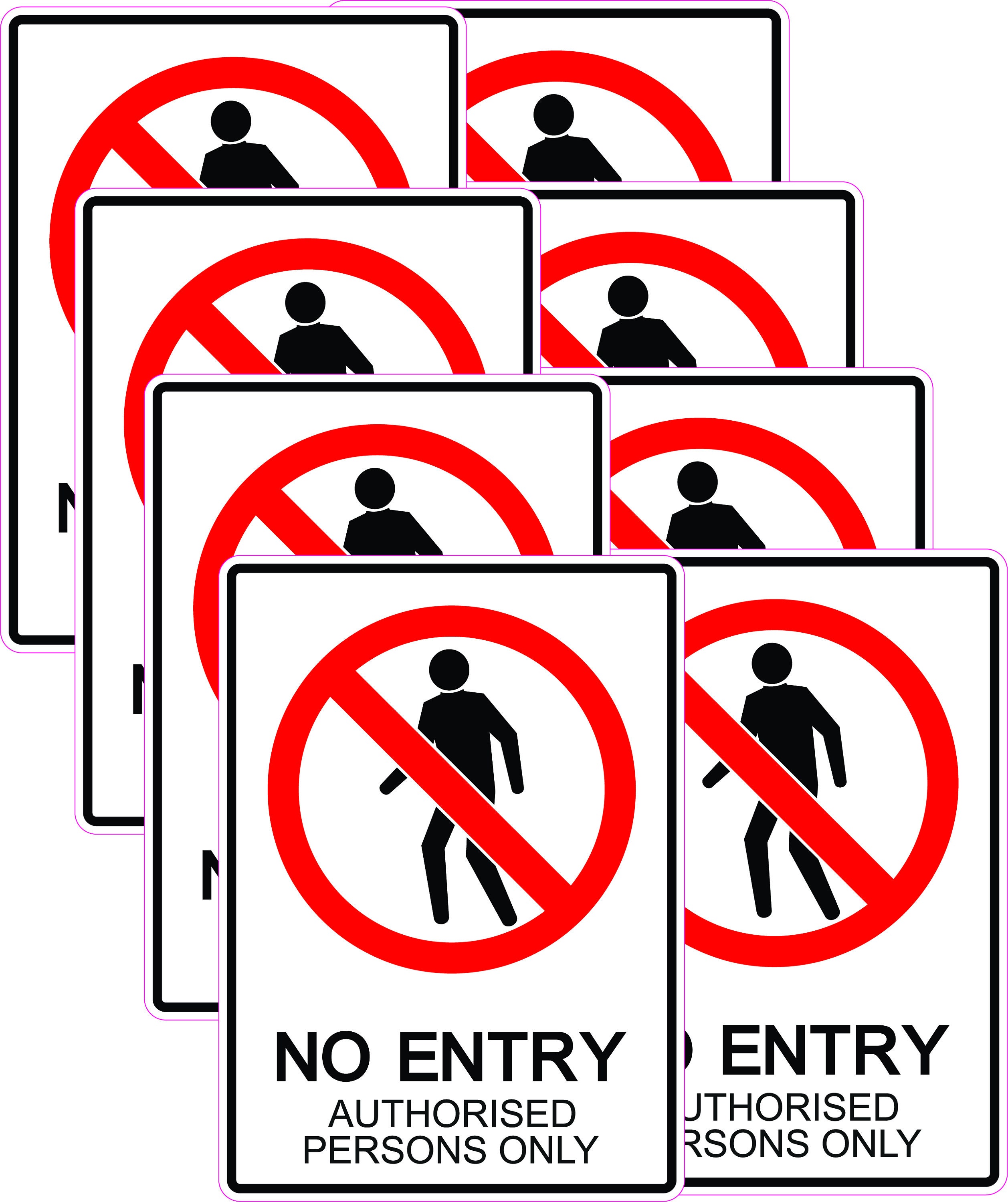 No Entry Sign for Floors, No Entry Signs for Windows, No Entry Signs ...