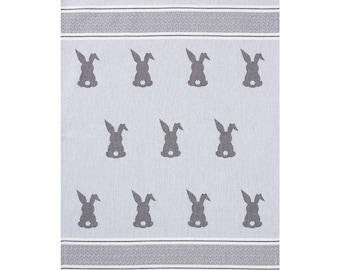 4er-Set Geschirrtücher Ostern Baumwolle 40x60 Cm – Saugstarke Küchentücher Mit Hasen-, Zwergen- & Frühlingsmotiv, Deko & Geschenk Für Frauen (Osterhasen, Gnome, Vogelhaus)