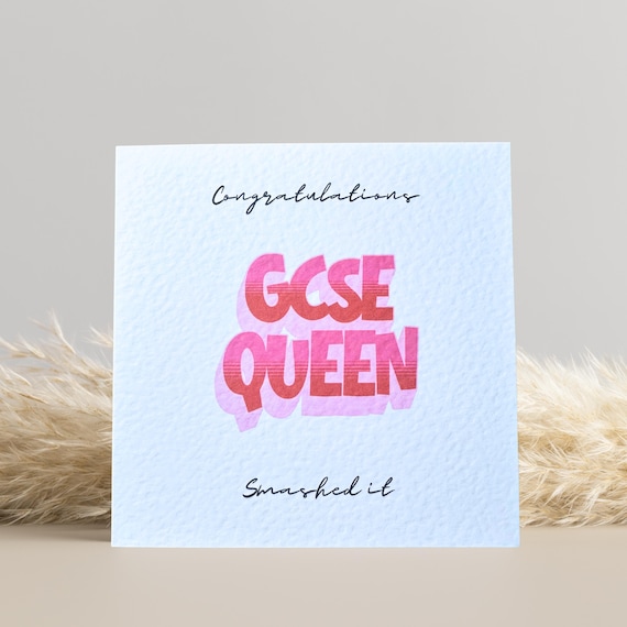 GCSE Congratulations Card: Exam Results Card