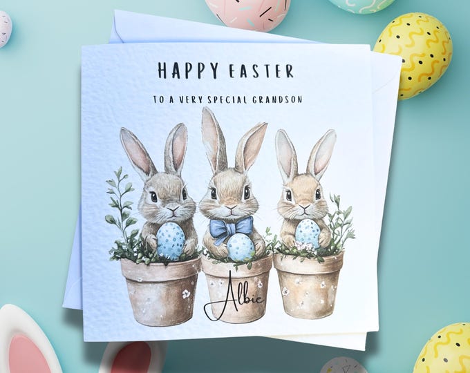 Easter card children, easter card grandchildren, easter granddaughter, grandson, easter card for daughter, easter card for goddaughter.