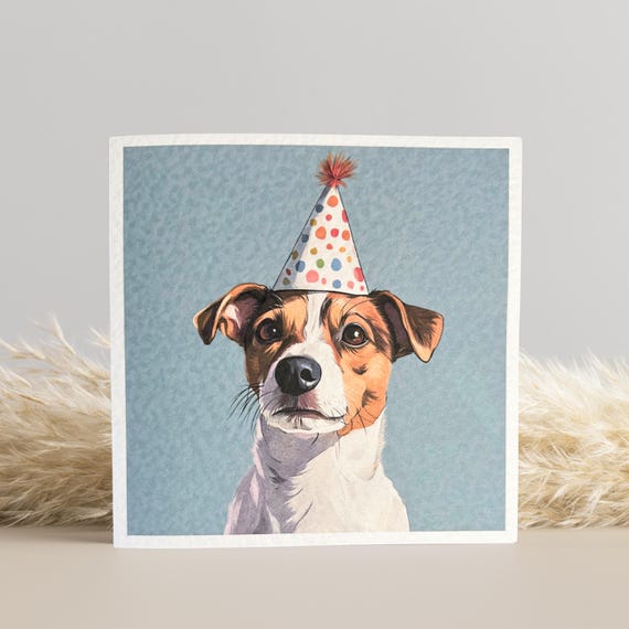Jack Russell Birthday Card