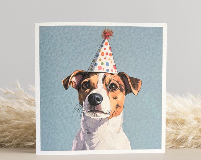 Jack Russell Birthday Card