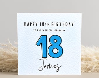 18th Birthday Card