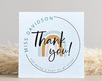 Teacher Thank You Card